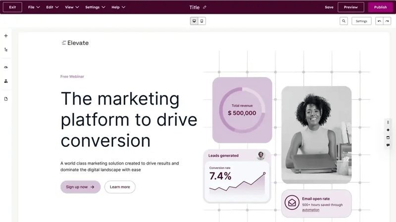 High-Converting Landing Page