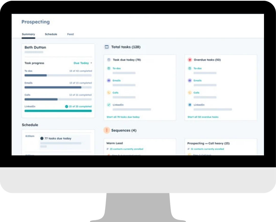 prospecting mock up